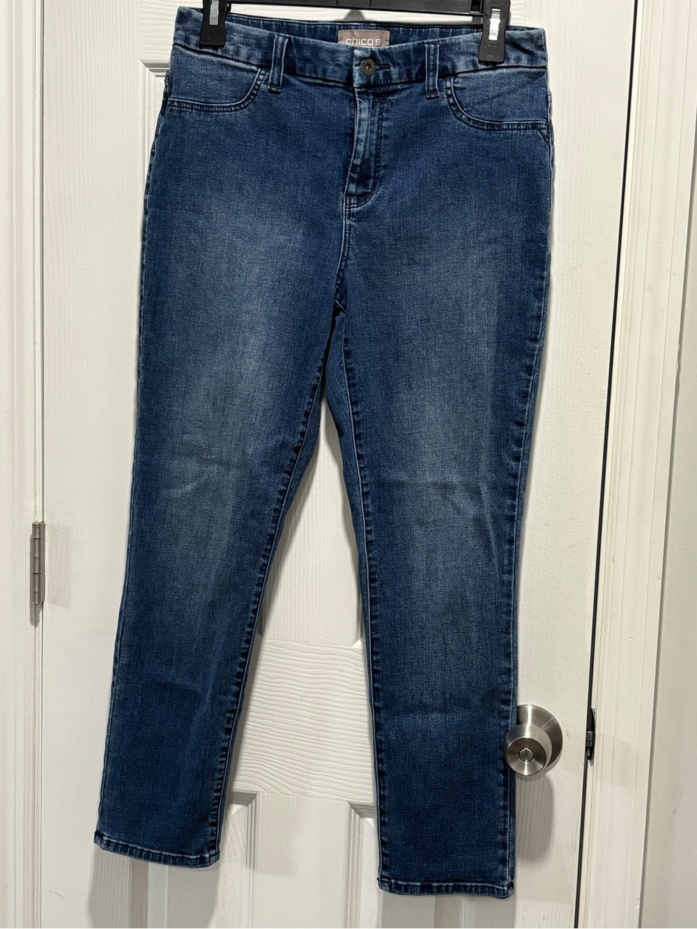 Chico's Skinny Jeans in Indigo Blue - Picture 2 of 9